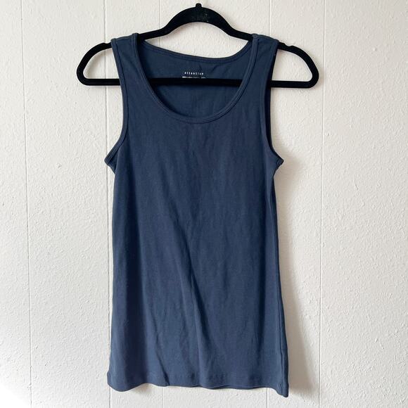 Attention Womens Tank Top Medium Cotton Stretch Lightweight Activewear Lounge - Picture 1 of 11